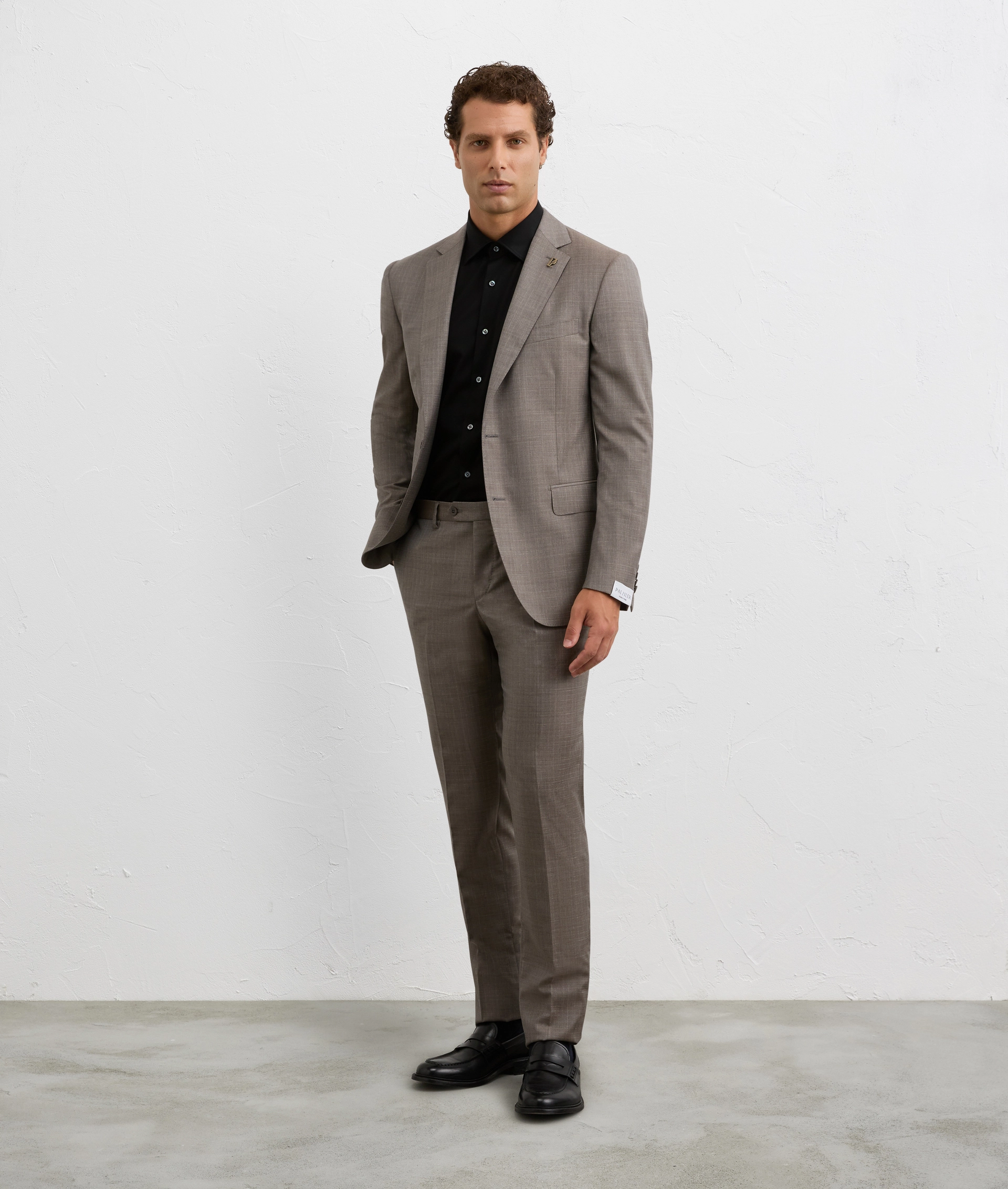 light brown wool suit from vicenza | Pal Zileri