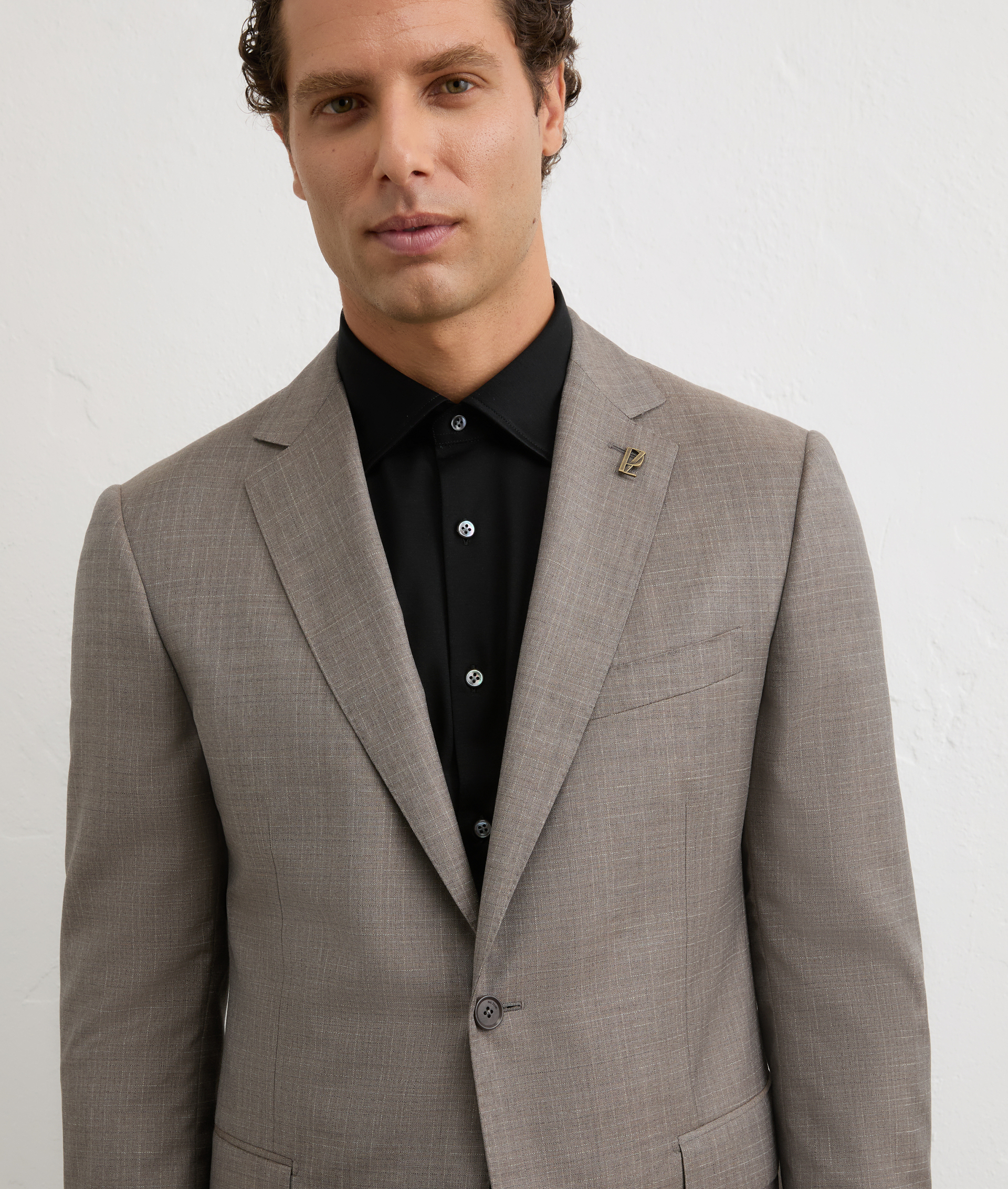 light brown wool suit from vicenza | Pal Zileri