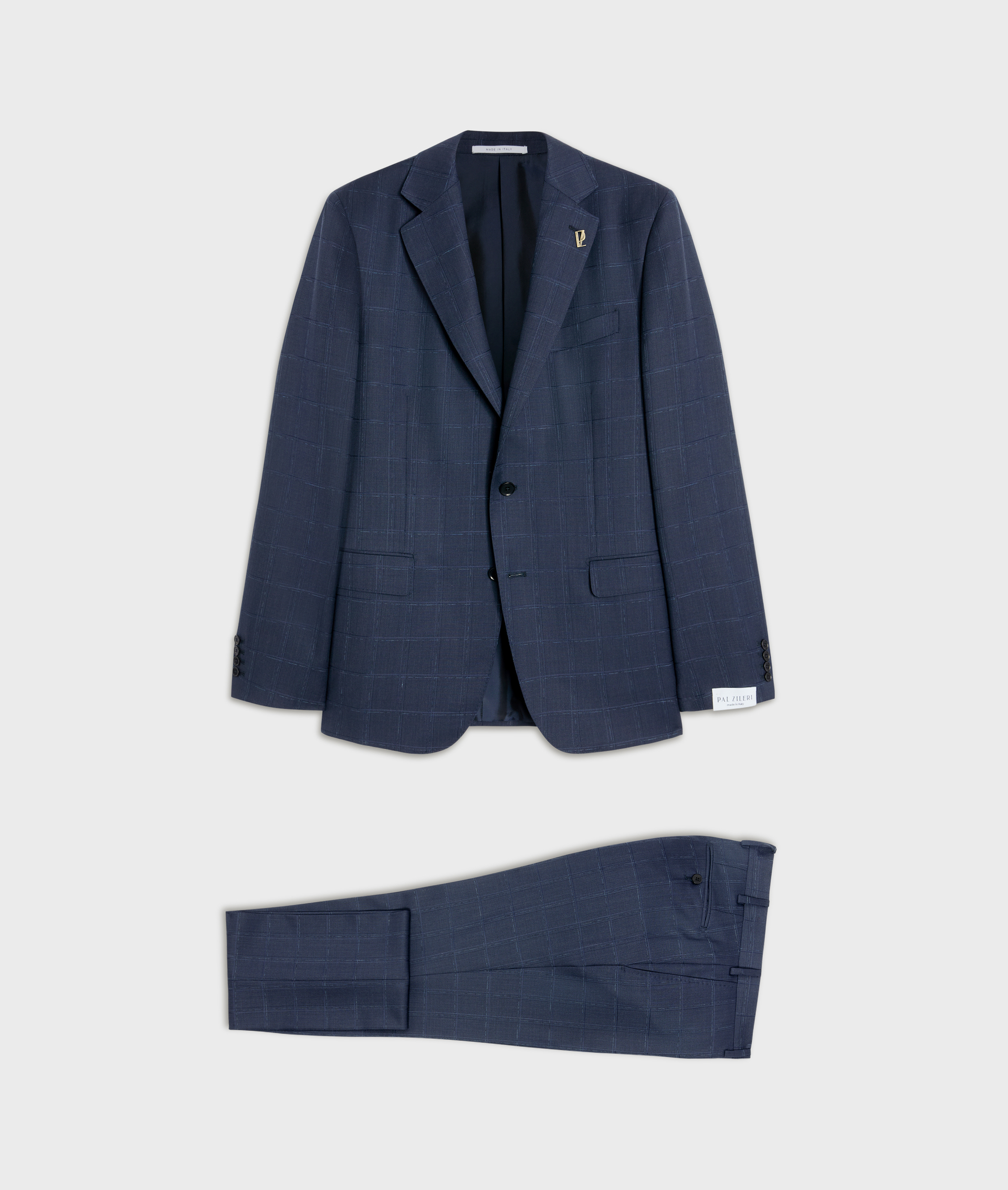 abito due pezzi vicenza in lana blu navy - Abiti e Giacche - Pal Zileri | Official Website
