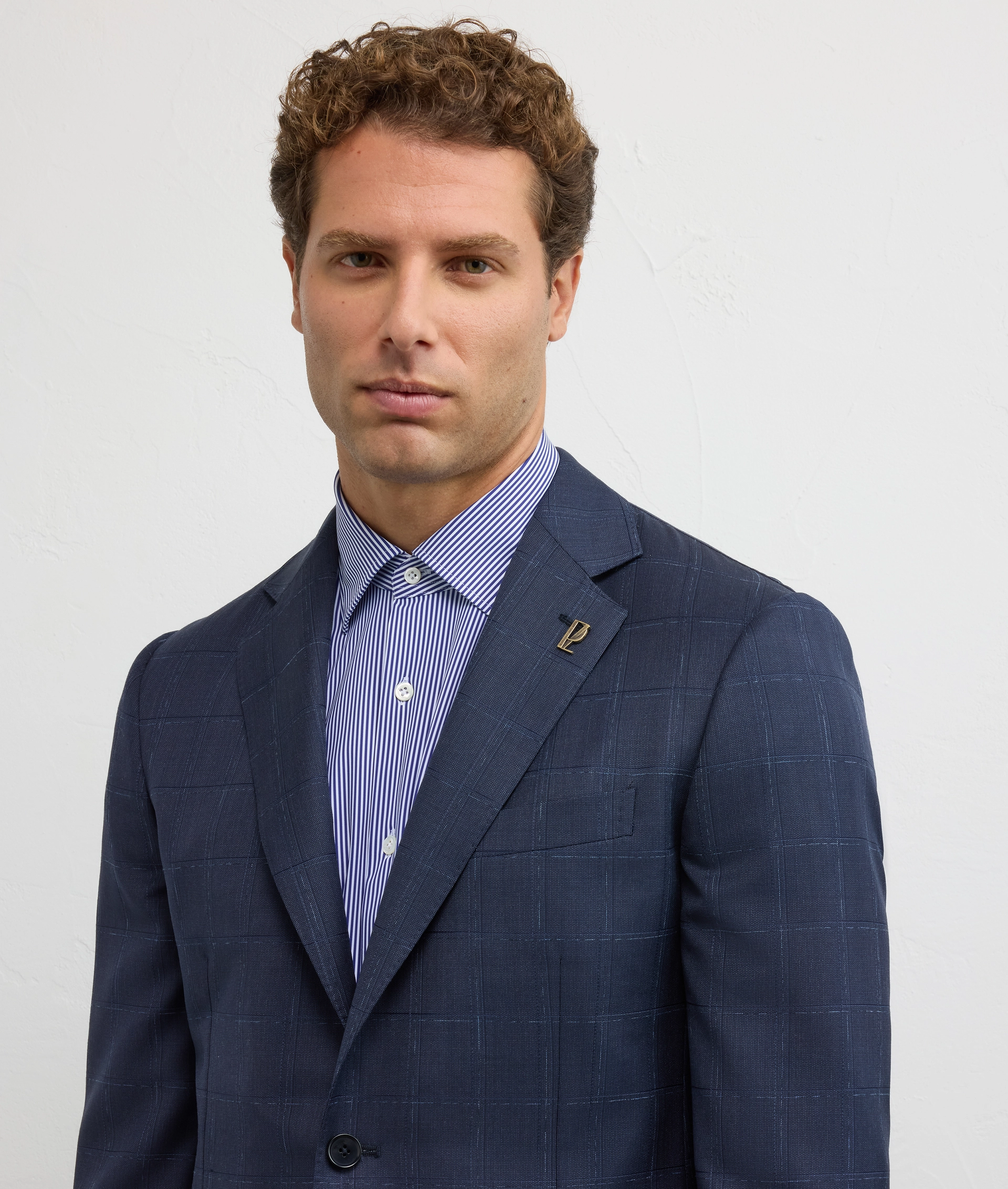 abito due pezzi vicenza in lana blu navy - Pal Zileri | Official Website