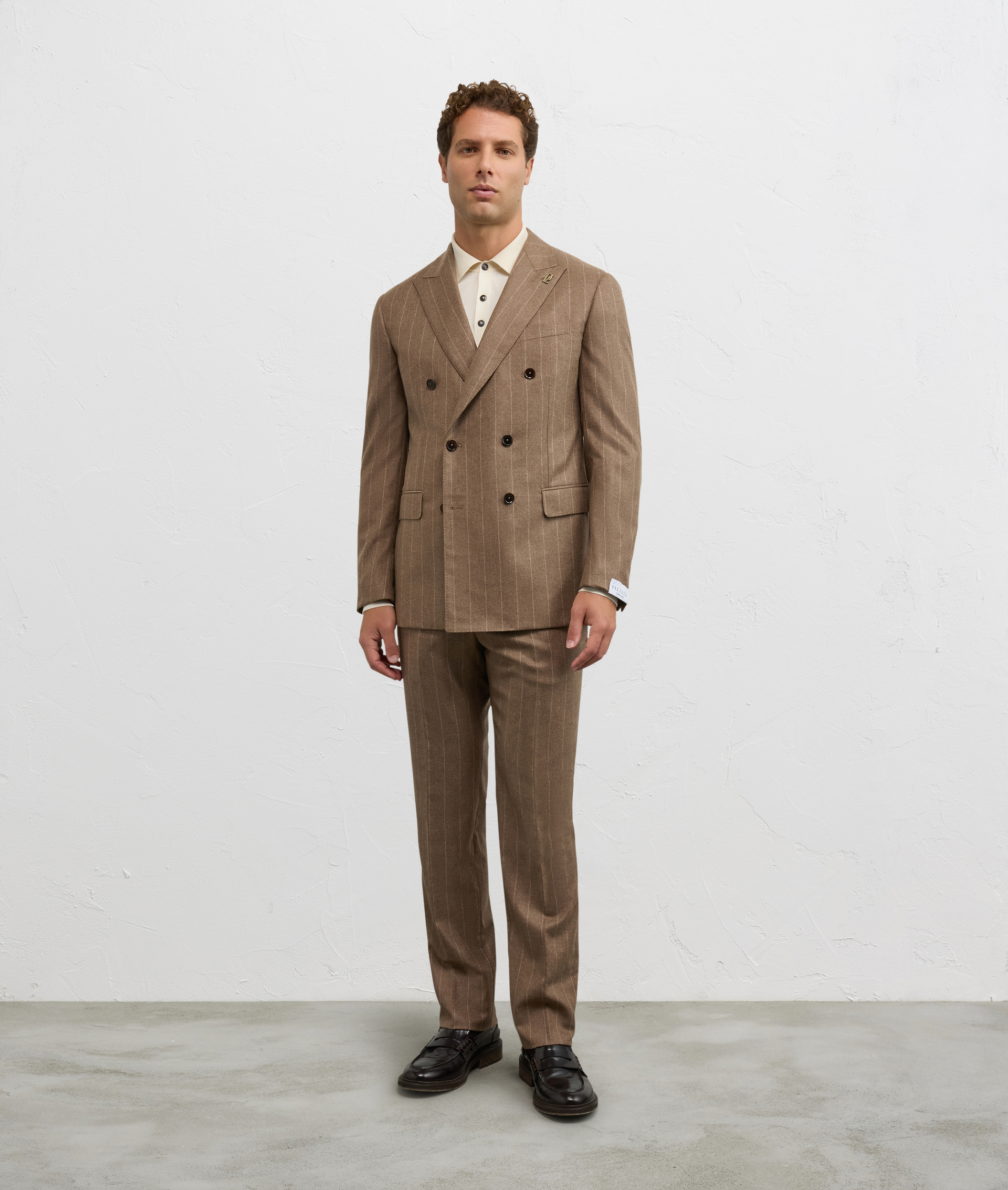 abito due pezzi vicenza in puro cashmere marrone chiaro - Abiti e Giacche - Pal Zileri | Official Website