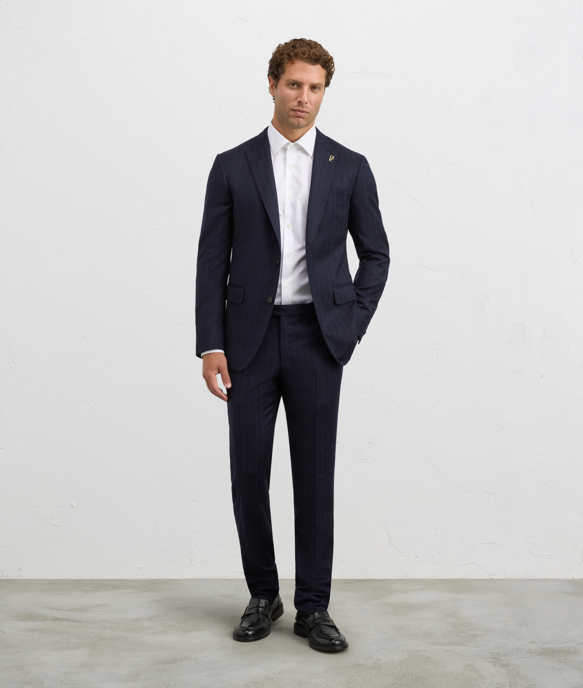 two piece suit vicenza in pure wool and elastane light brown - Suits and Blazers - Pal Zileri | Official Website