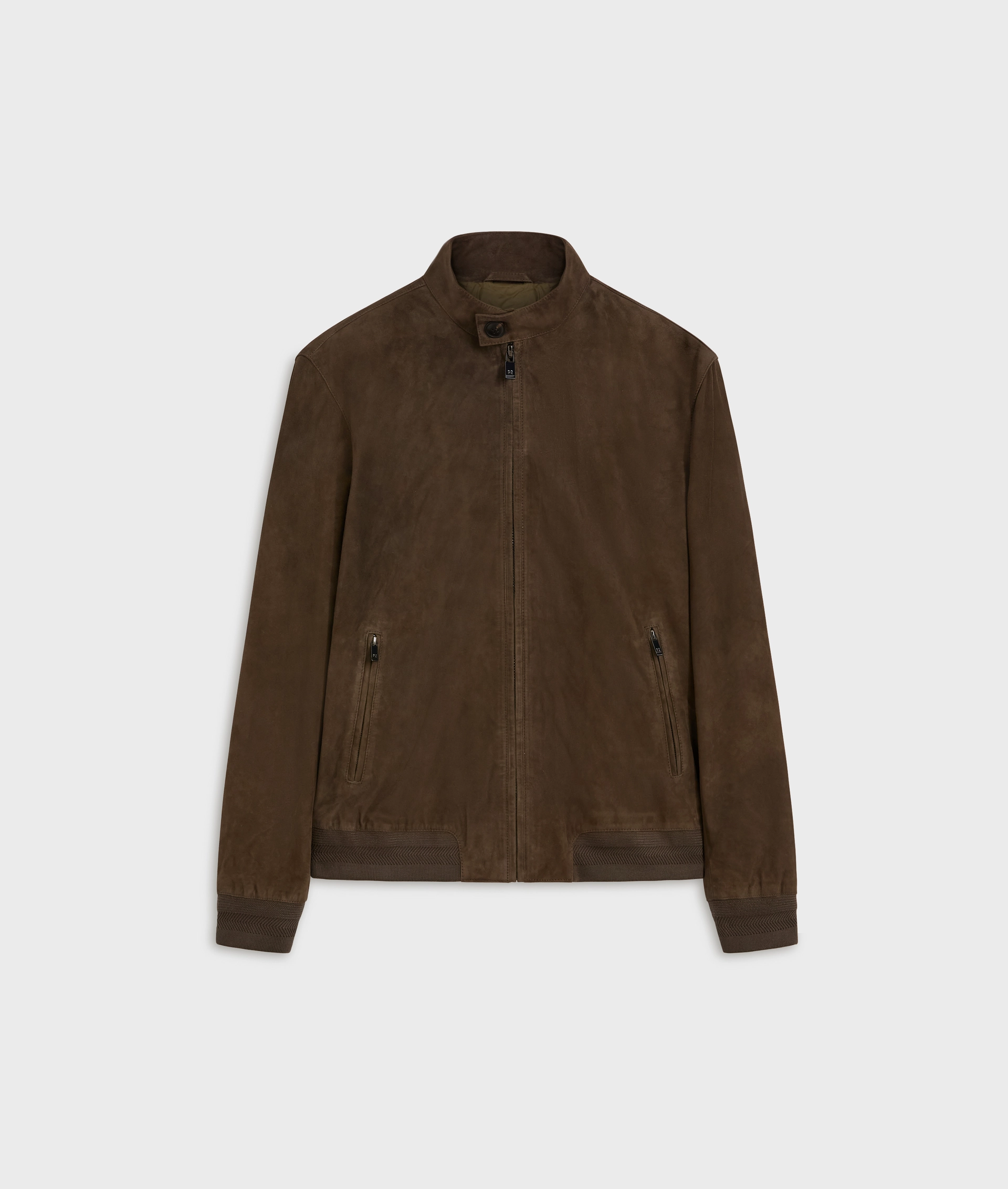 blouson fully lined in pure green goat leather | Pal Zileri