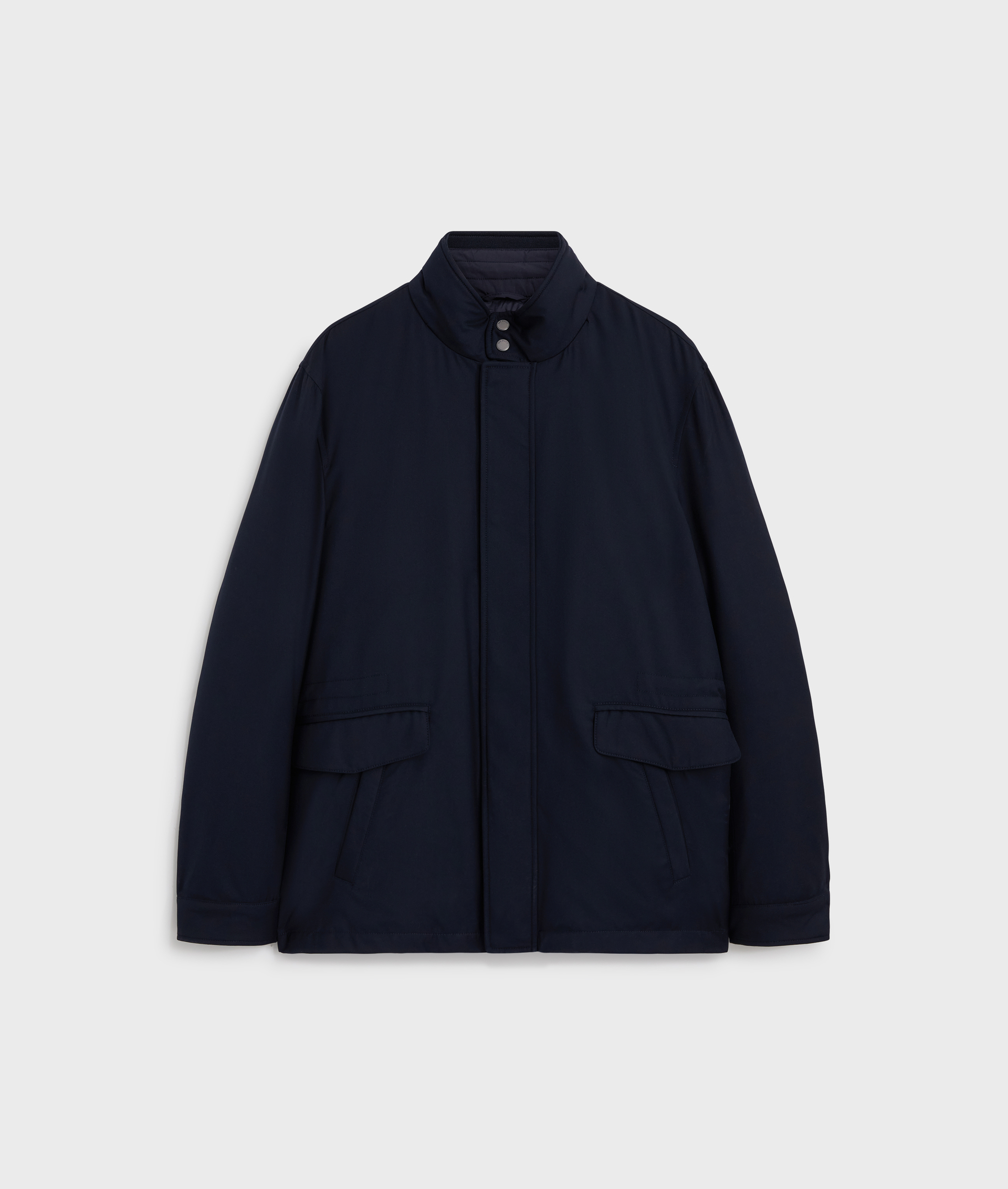 field jacket three in one in navy blue polyester and viscose - Outerwear - Pal Zileri | Official Website
