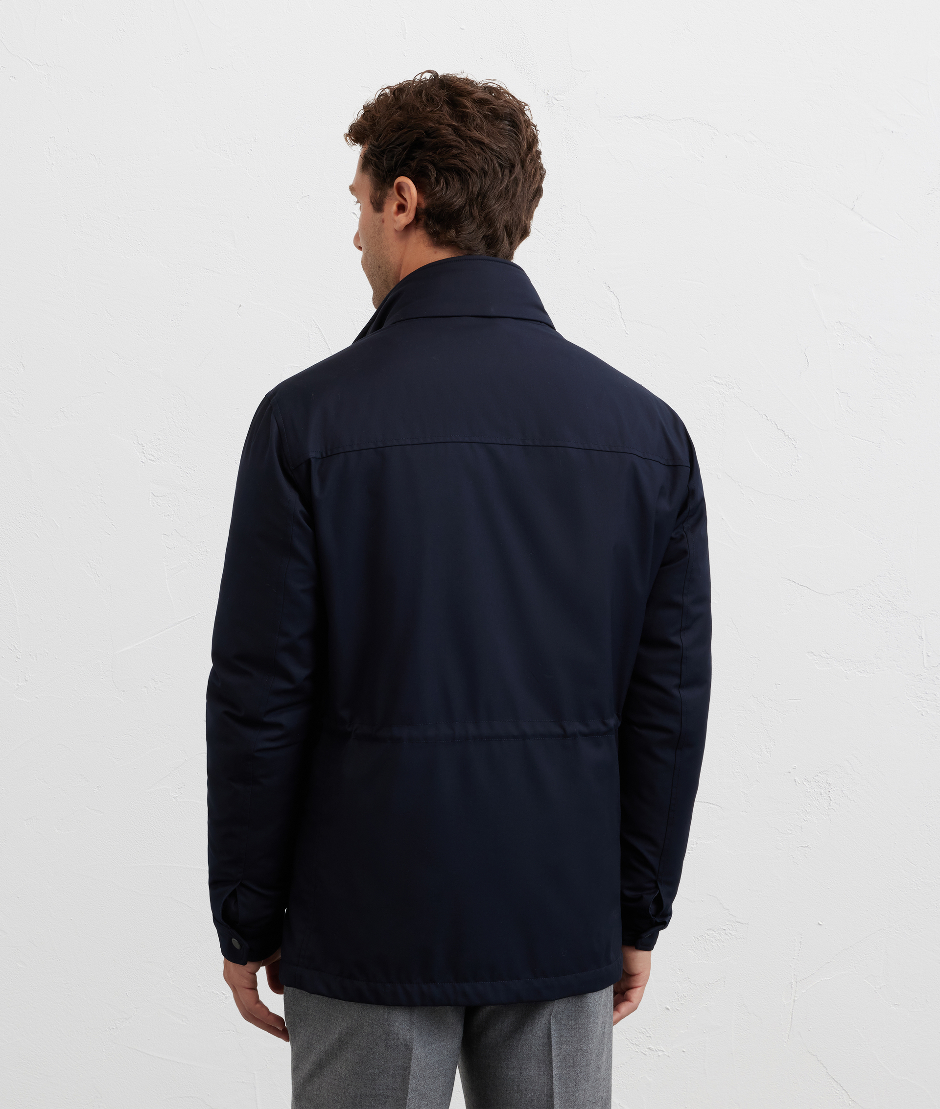 field jacket three in one in navy blue polyester and viscose - Pal Zileri | Official Website