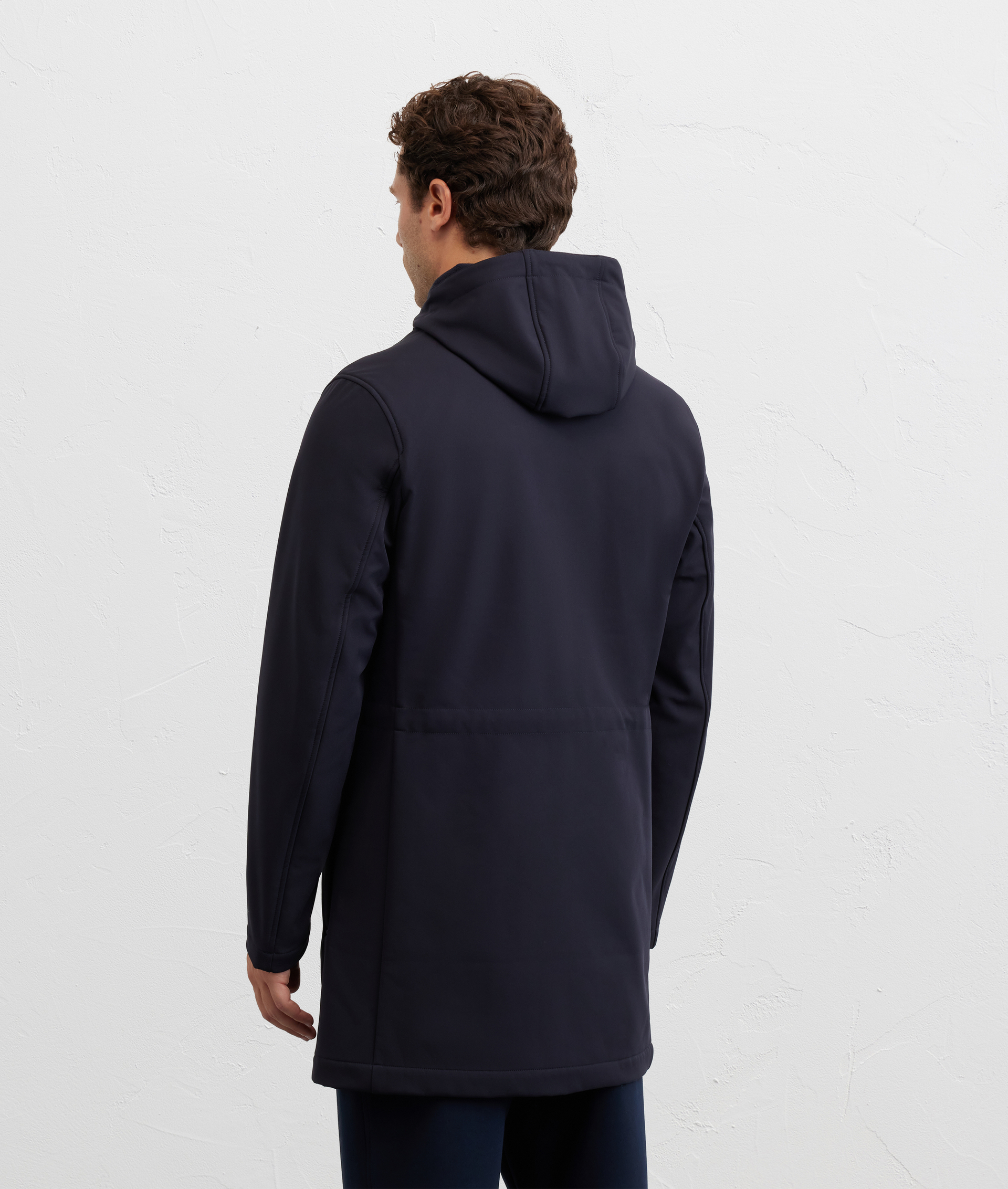 parka sfoderato in poliestere blu navy - Pal Zileri | Official Website