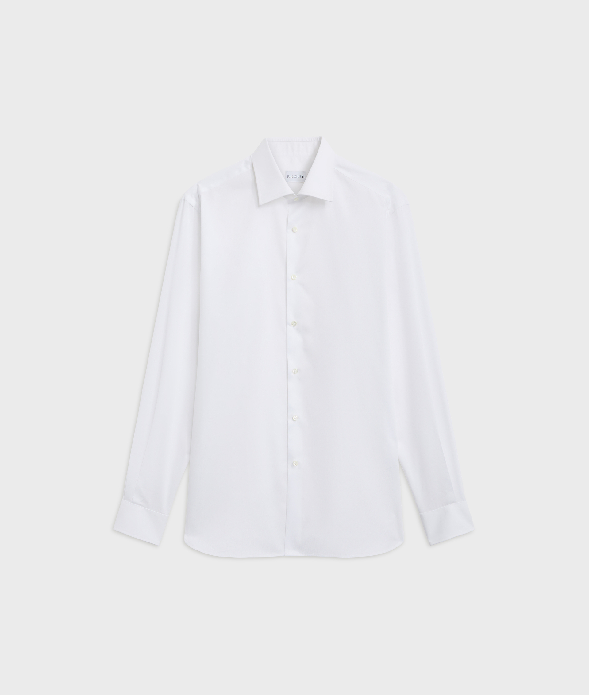 white shirt with milano collar regular fit in cotton - Shirts - Pal Zileri | Official Website