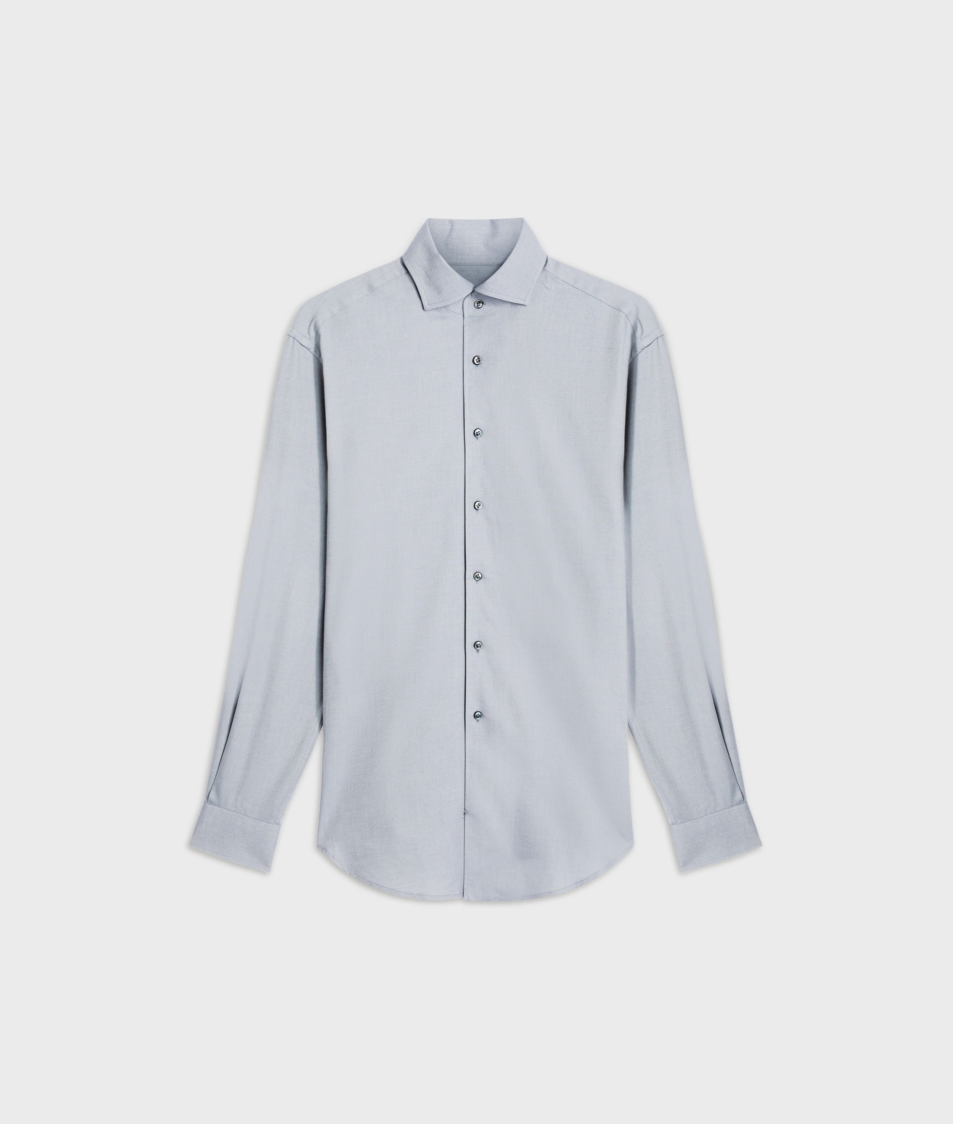 shirt palermo collar regular fit in cotton and lyocell light blue - Shirts - Pal Zileri | Official Website