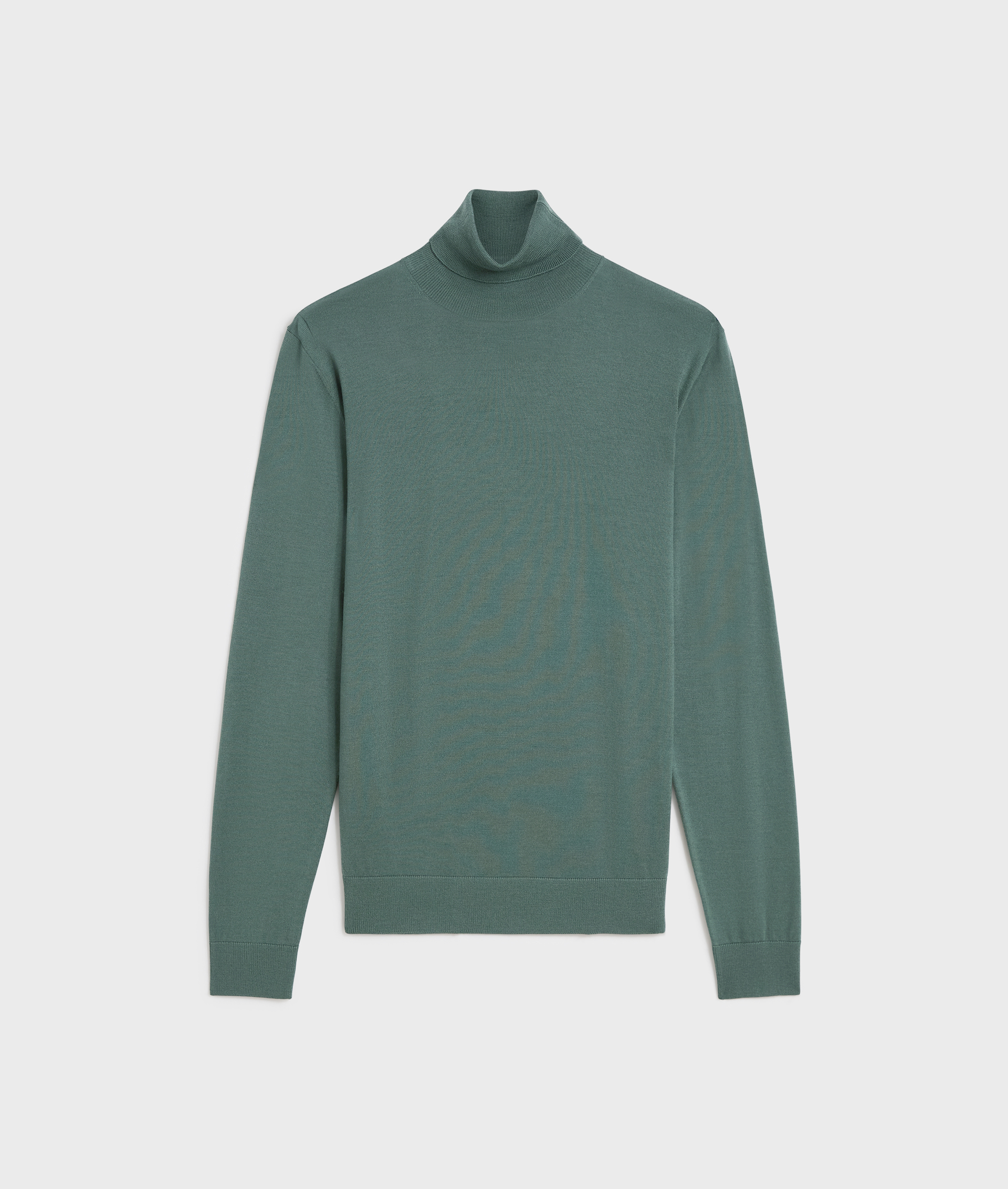 green wool regular fit turtleneck sweater - Knitwear - Pal Zileri | Official Website