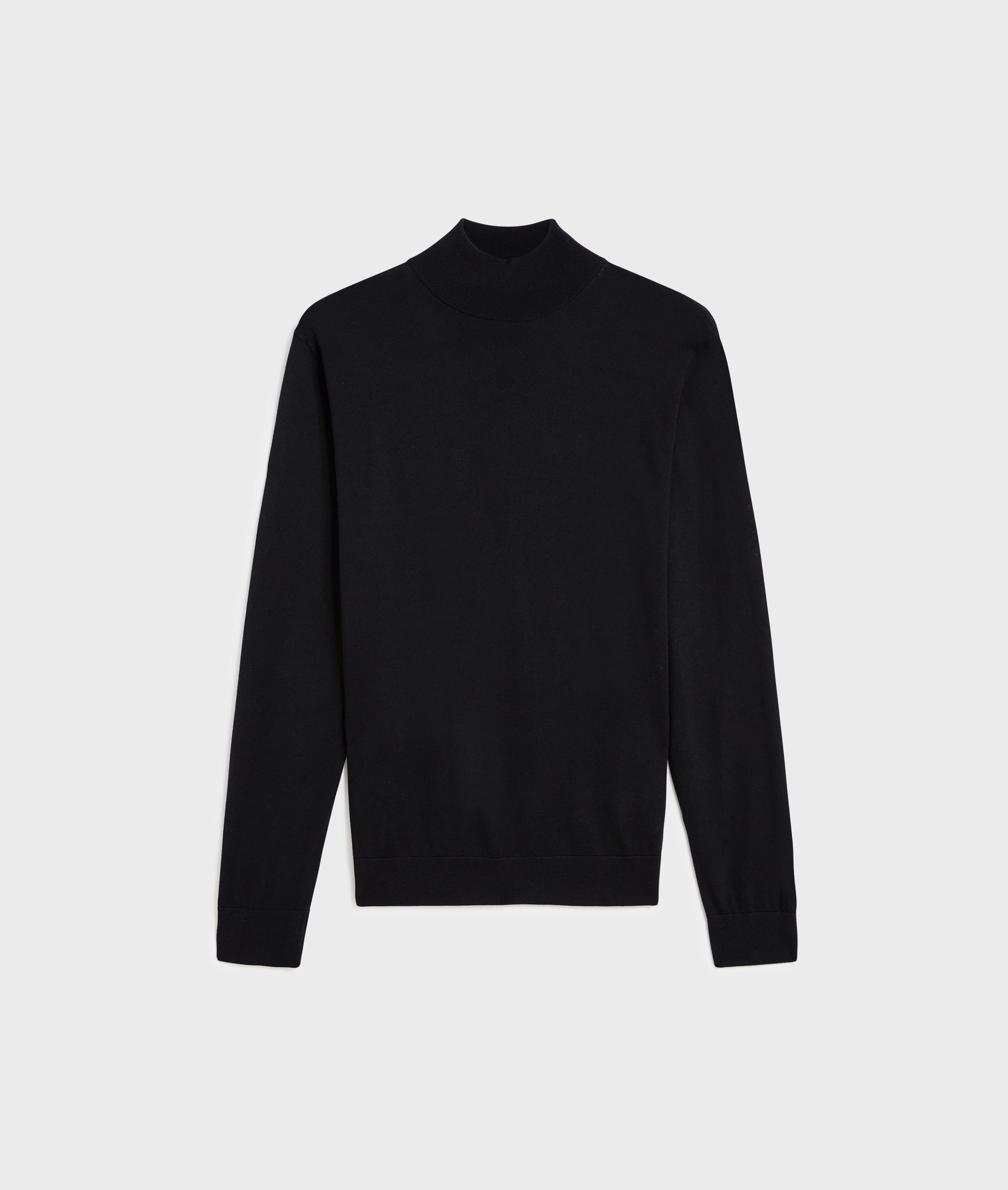 dolcevita punto jersey regular fit in lana nero - Maglieria - Pal Zileri | Official Website