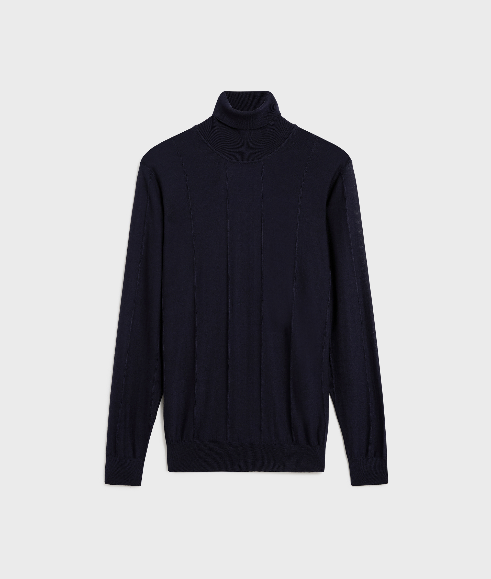 dolcevita regular fit in seta e lana blu navy - Maglieria - Pal Zileri | Official Website