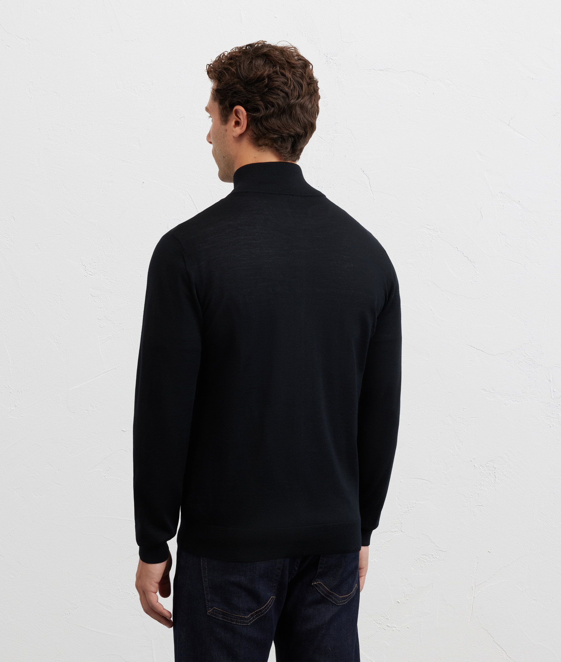 white mercerized cotton regular fit t-shirt - Pal Zileri | Official Website
