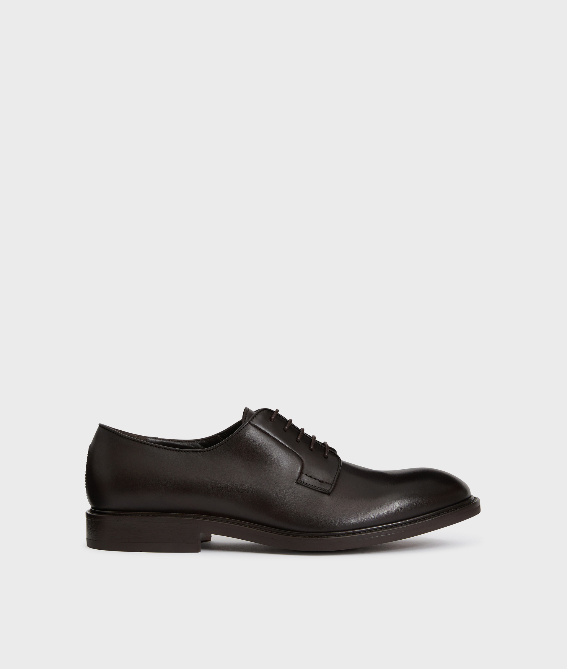scarpe derby in pelle di vitello marrone medio - Calzature - Pal Zileri | Official Website