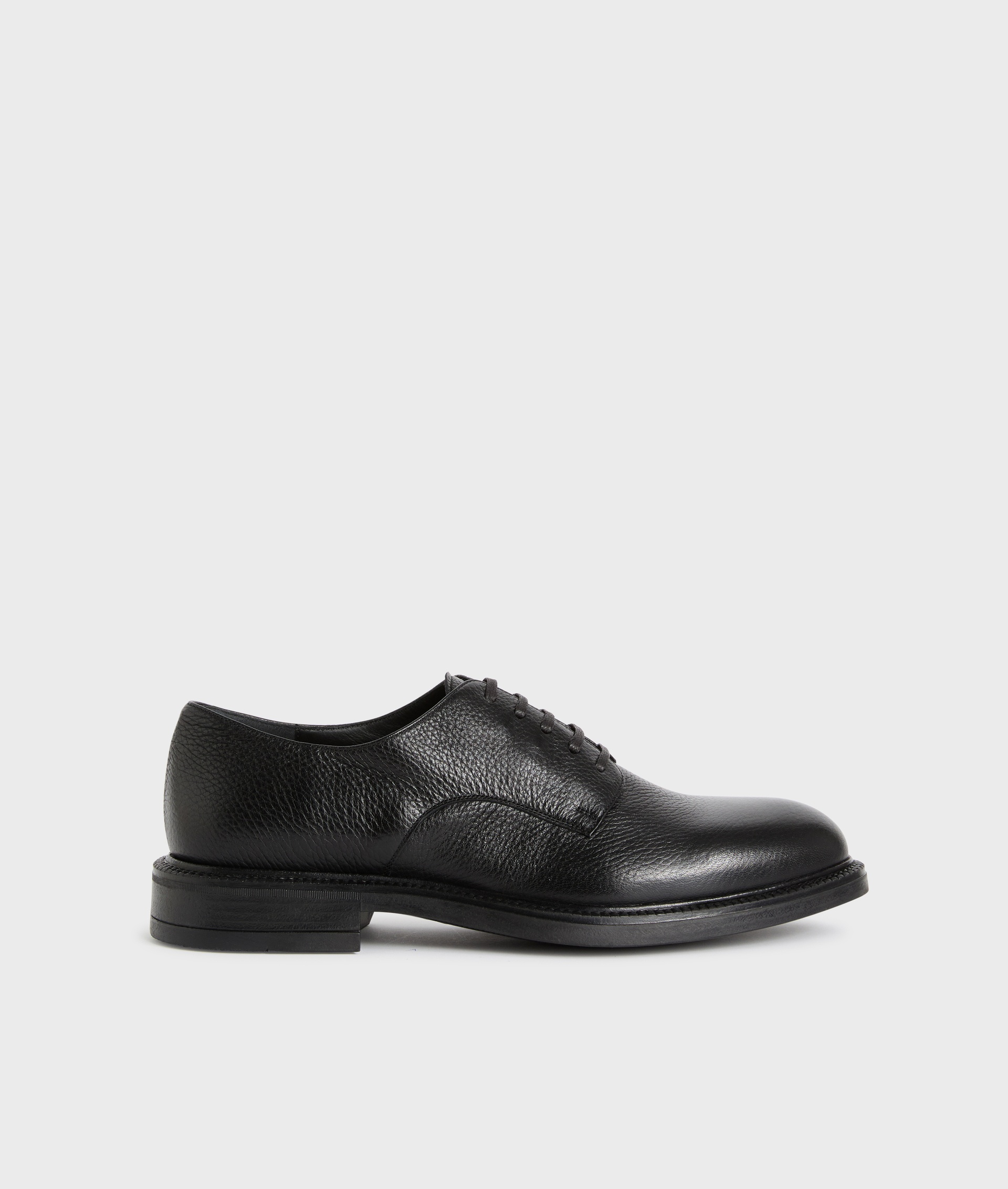 scarpe derby in pelle di cervo nero - Pal Zileri | Official Website