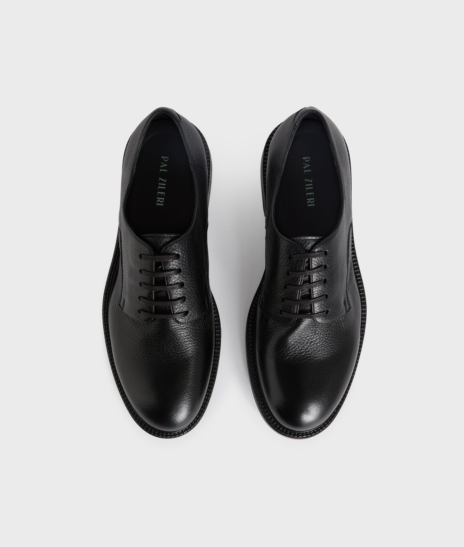 scarpe derby in pelle di cervo nero - Pal Zileri | Official Website