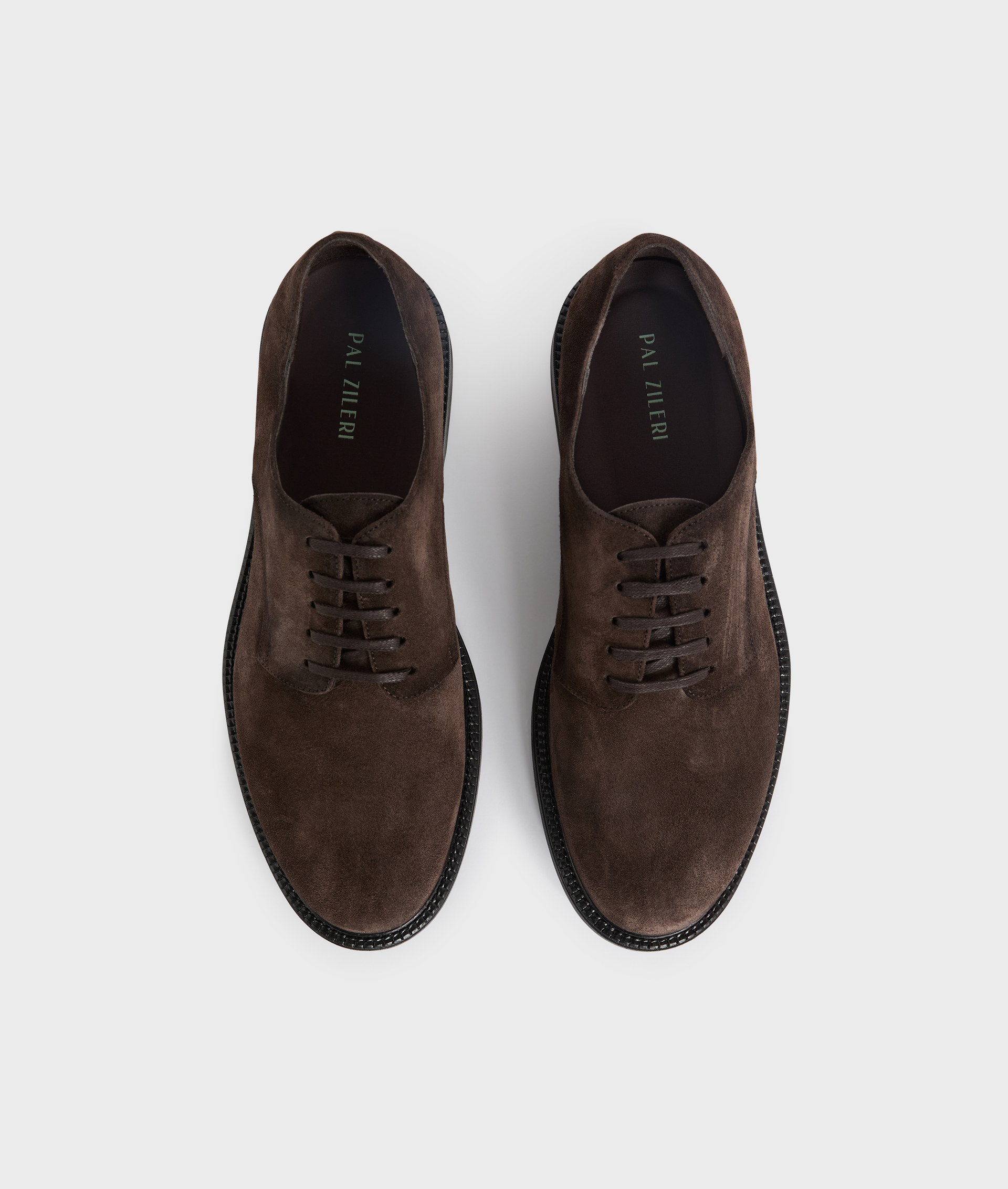 scarpe derby in pelle di cervo nero - Pal Zileri | Official Website