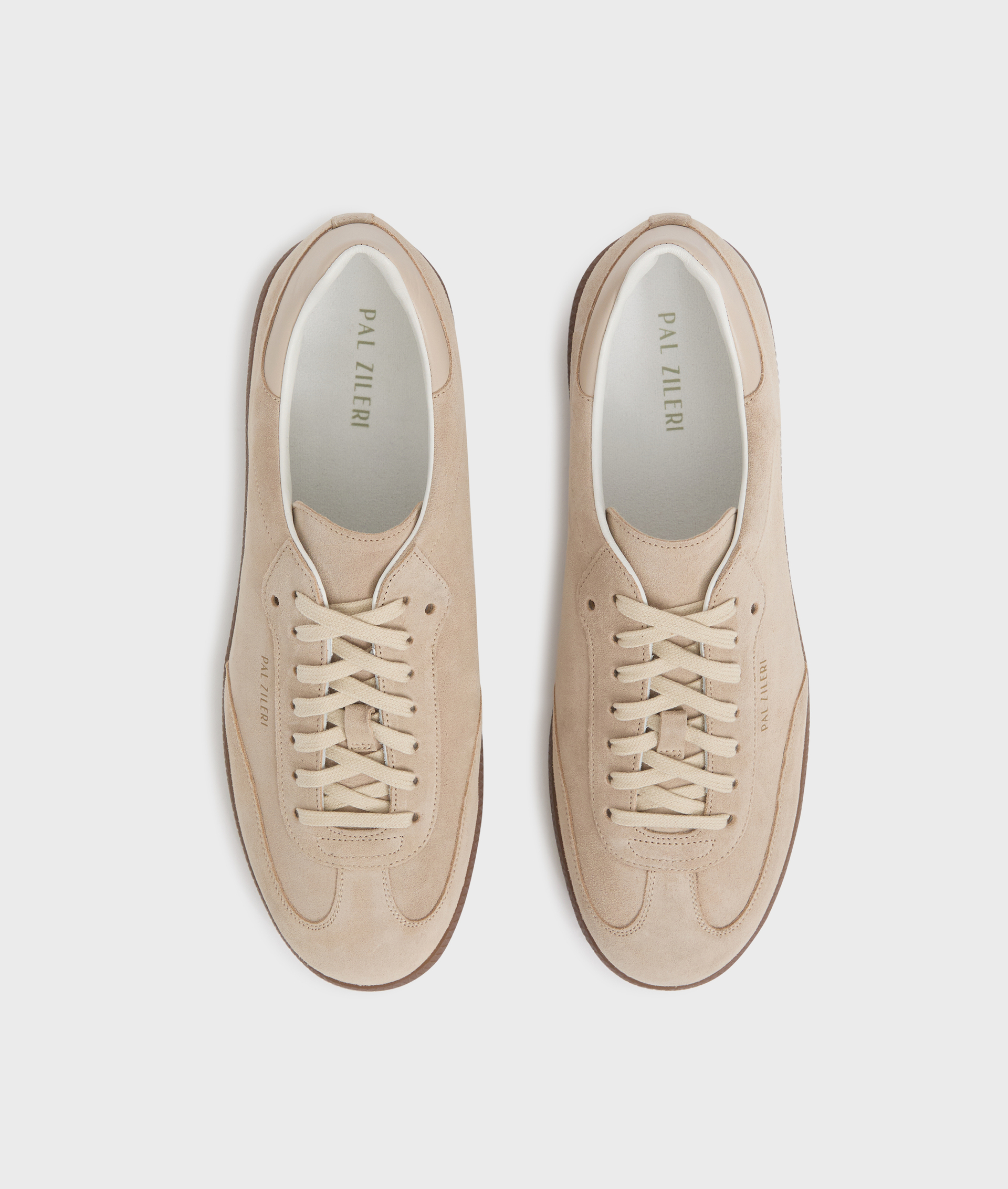 natural calf suede sneakers - Footwear - Pal Zileri | Official Website