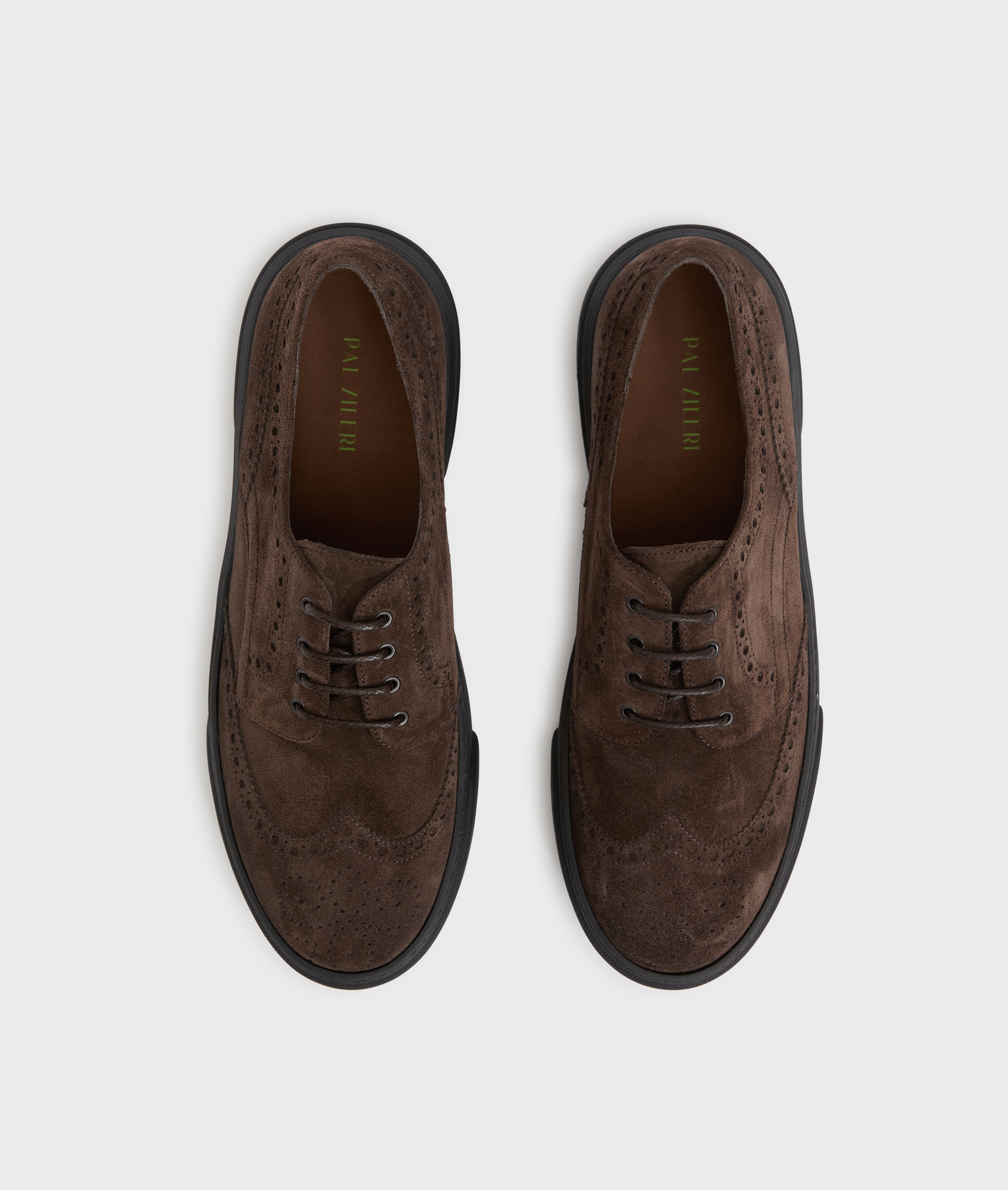 brown calfskin derby shoes - Footwear - Pal Zileri | Official Website