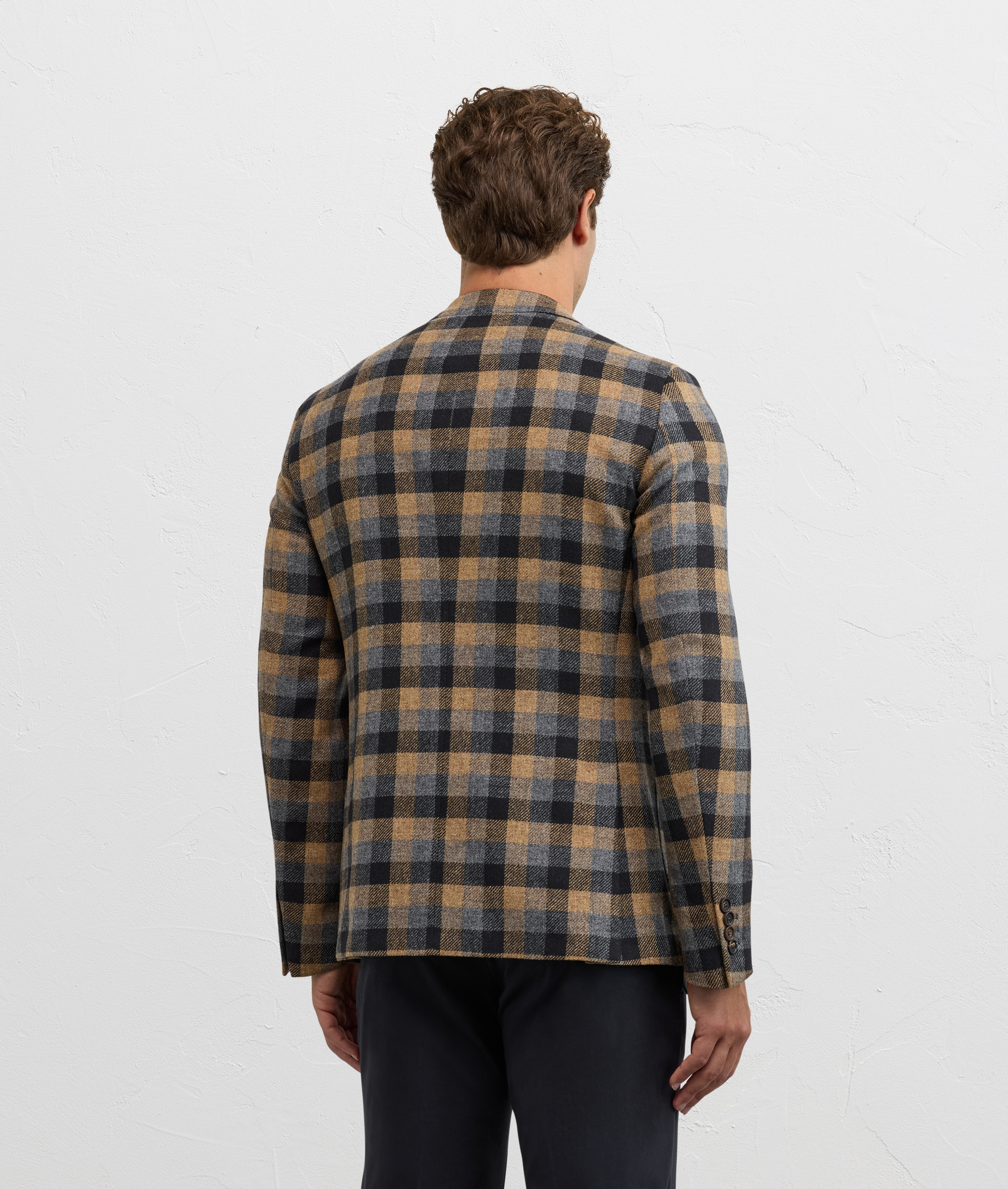 giacca monopetto brera regular fit in lana e cashmere marrone chiaro - Pal Zileri | Official Website