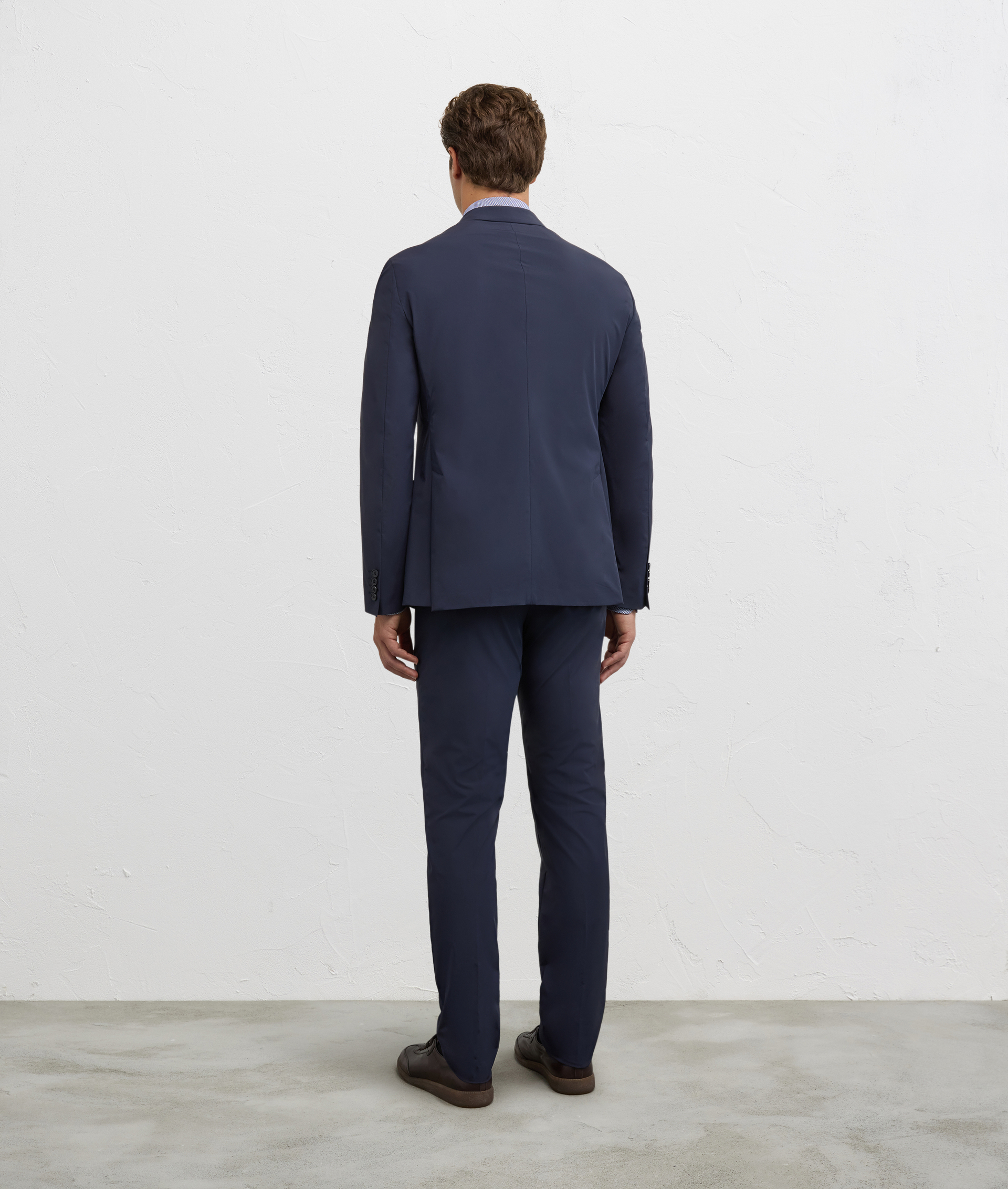 abito blu navy due pezzi linea active in lana vergine e cashmere - Pal Zileri | Official Website