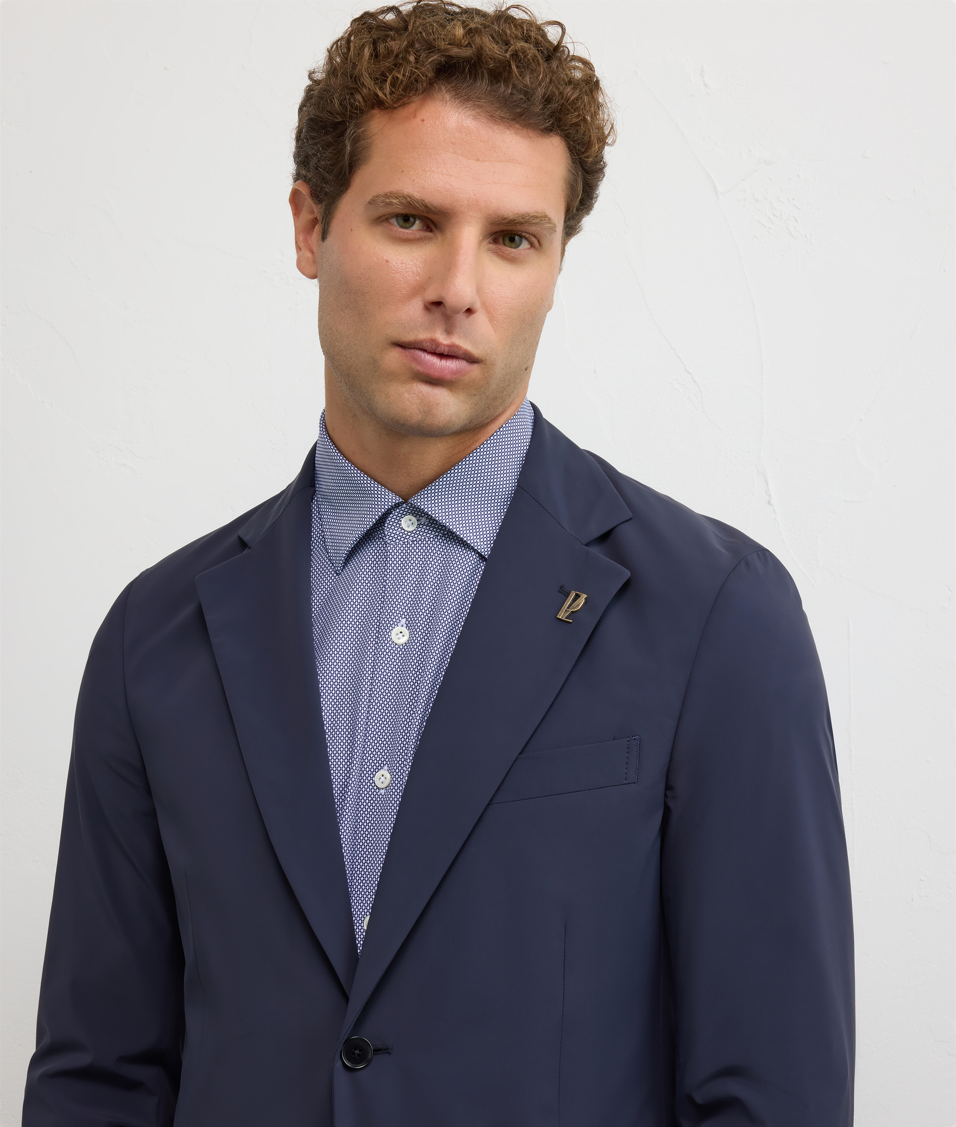 abito blu navy due pezzi linea active in lana vergine e cashmere - Pal Zileri | Official Website