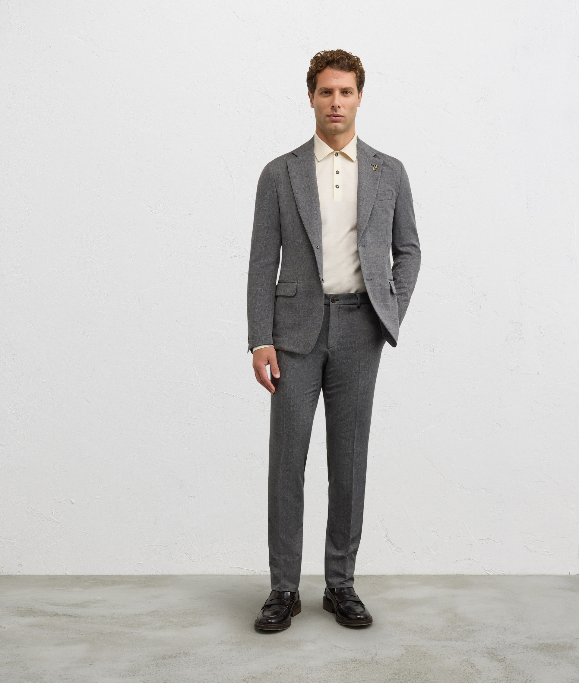 giacca monopetto regular fit in poliestere e viscosa marrone - Abiti e Giacche - Pal Zileri | Official Website