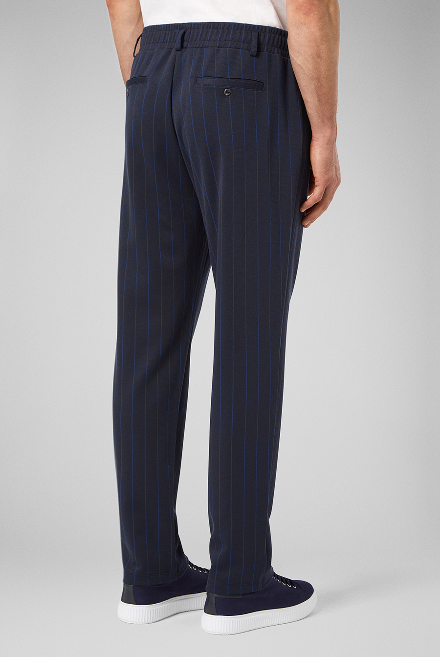 Pantaloni in felpa con motivo gessato | Pal Zileri