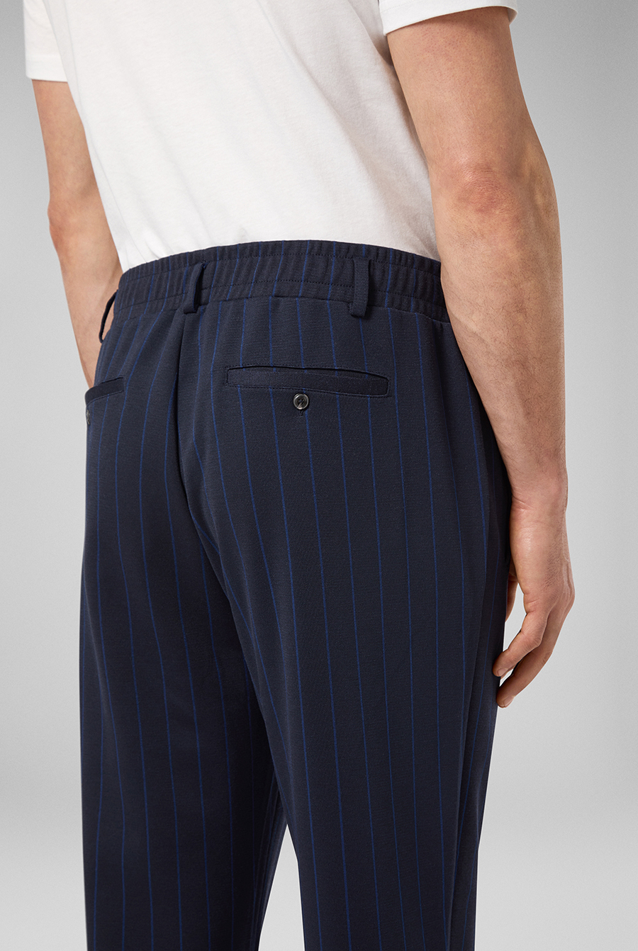 Pantaloni in felpa con motivo gessato | Pal Zileri