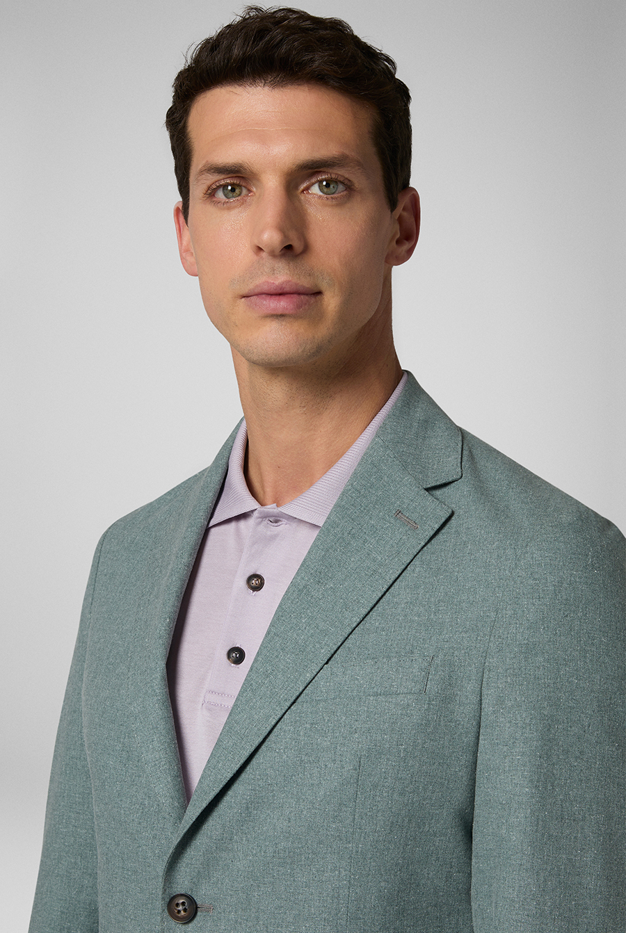 Blazer from the Effortless line entirely unlined and deconstructed in linen, nylon and viscose | Pal Zileri