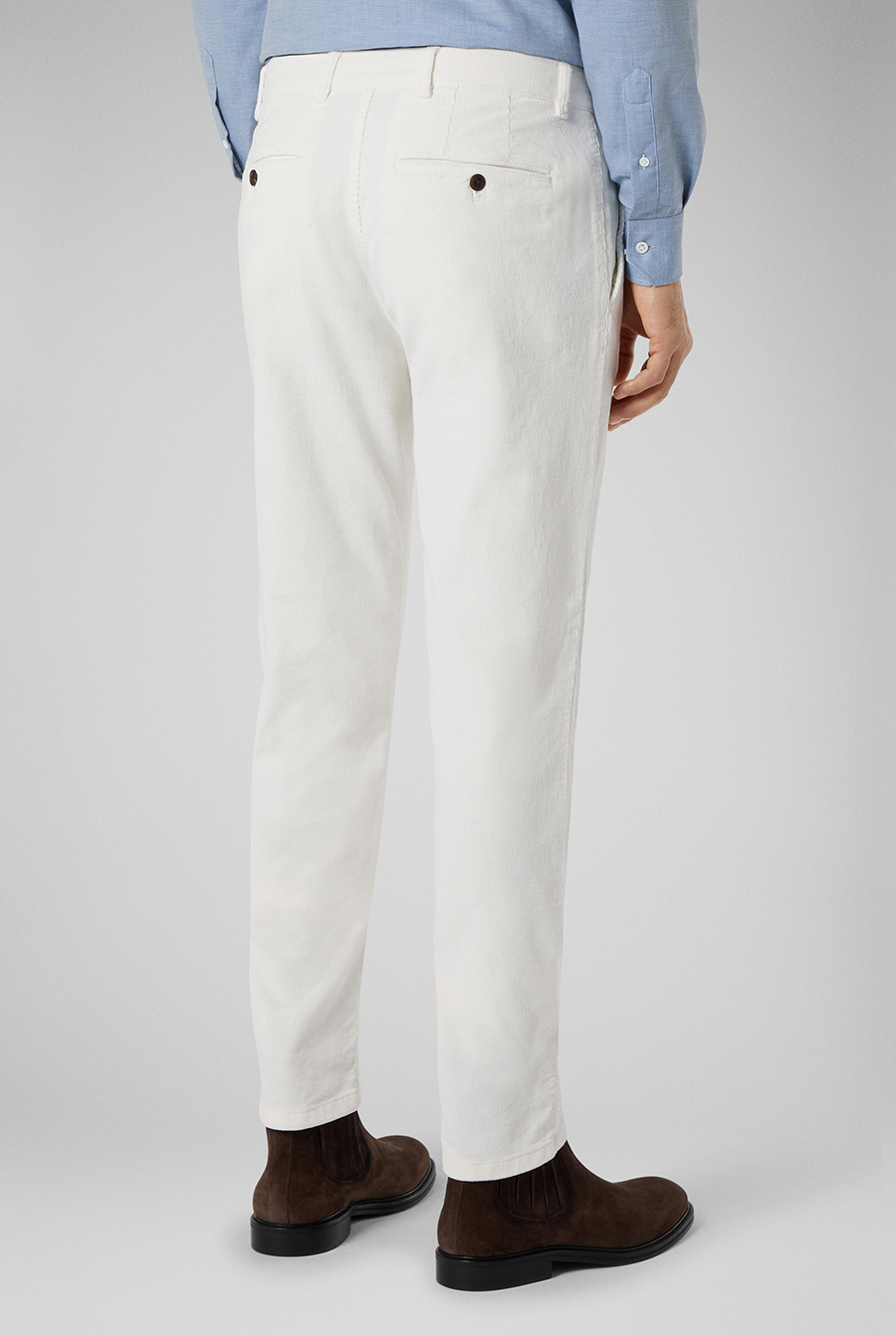 Pantaloni chino slim fit in velluto a coste | Pal Zileri