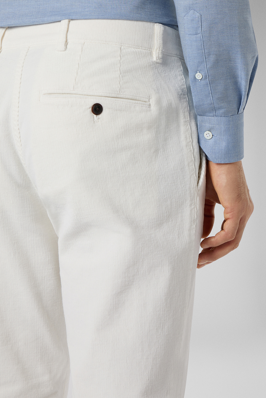 Pantaloni chino slim fit in velluto a coste | Pal Zileri