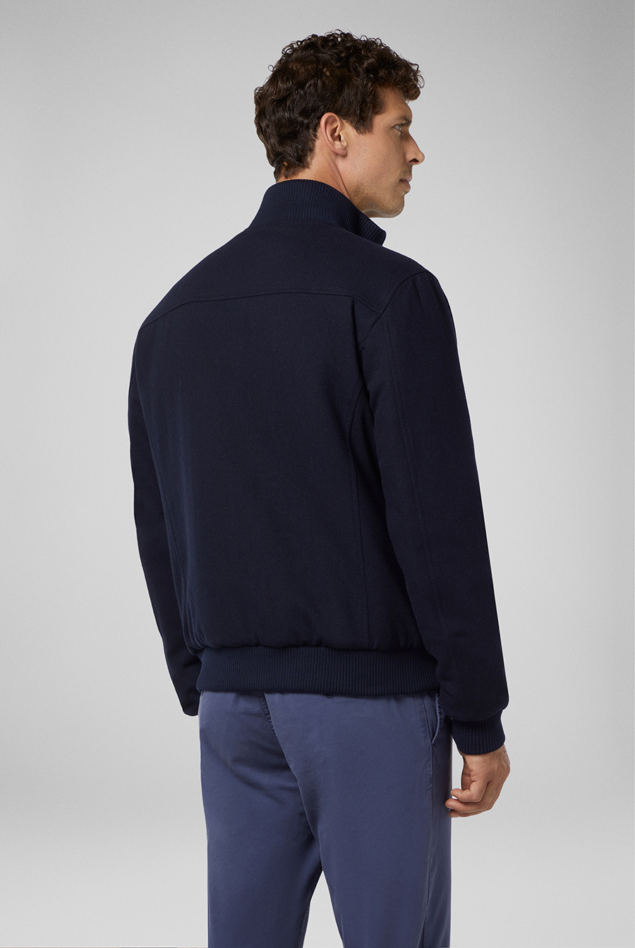 Bomber in knitted wool | Pal Zileri