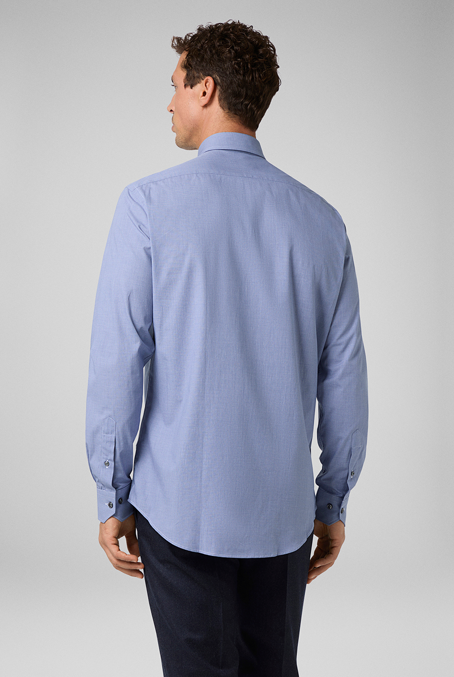 Camicia micro fantasia effetto denim | Pal Zileri