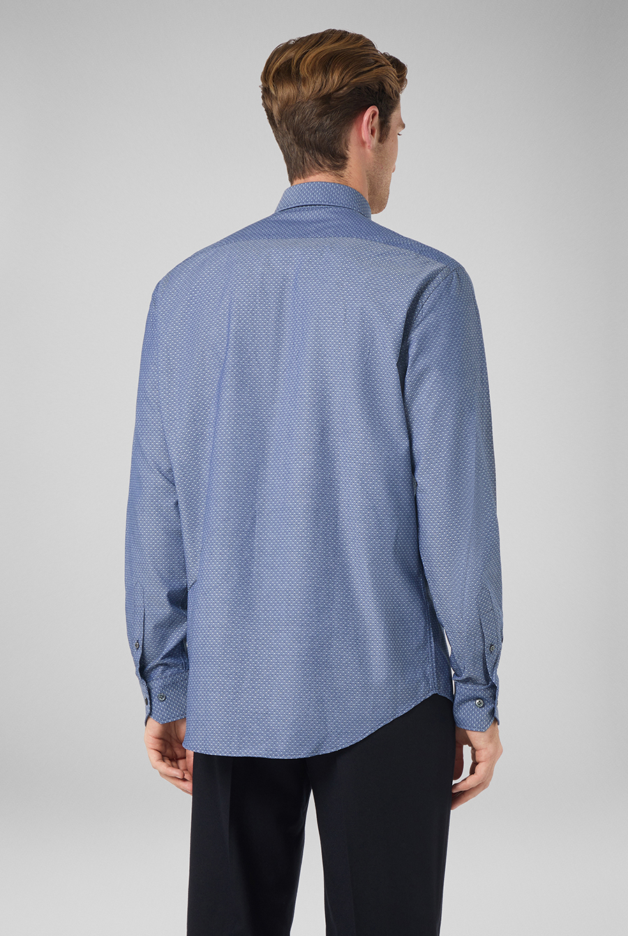 Camicia micro fantasia effetto denim | Pal Zileri