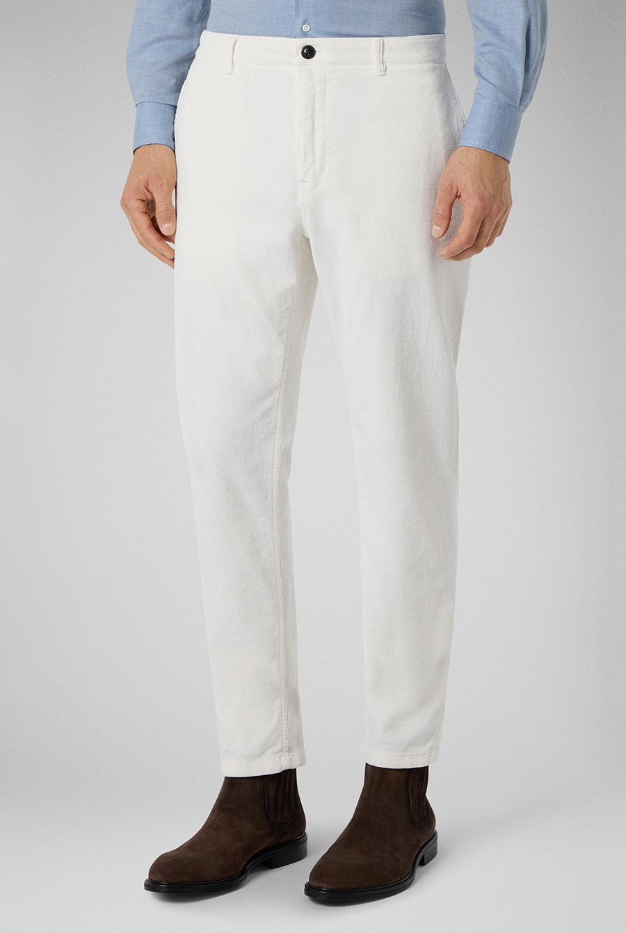 Pantaloni chino slim fit in velluto a coste | Pal Zileri