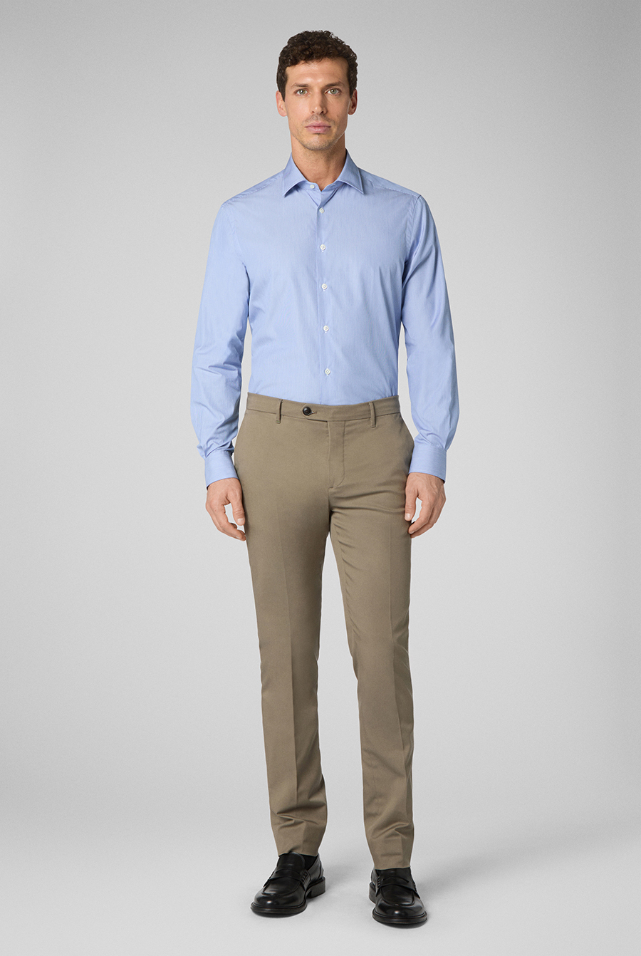 Camicia a righe con collo Milano | Pal Zileri