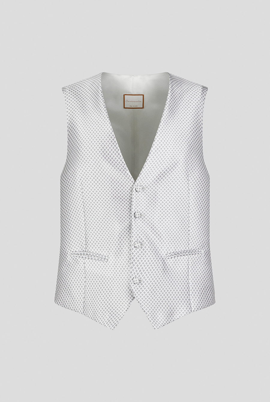 Gilet in satin della linea Cerimonia con allacciatura a quattro bottoni | Pal Zileri