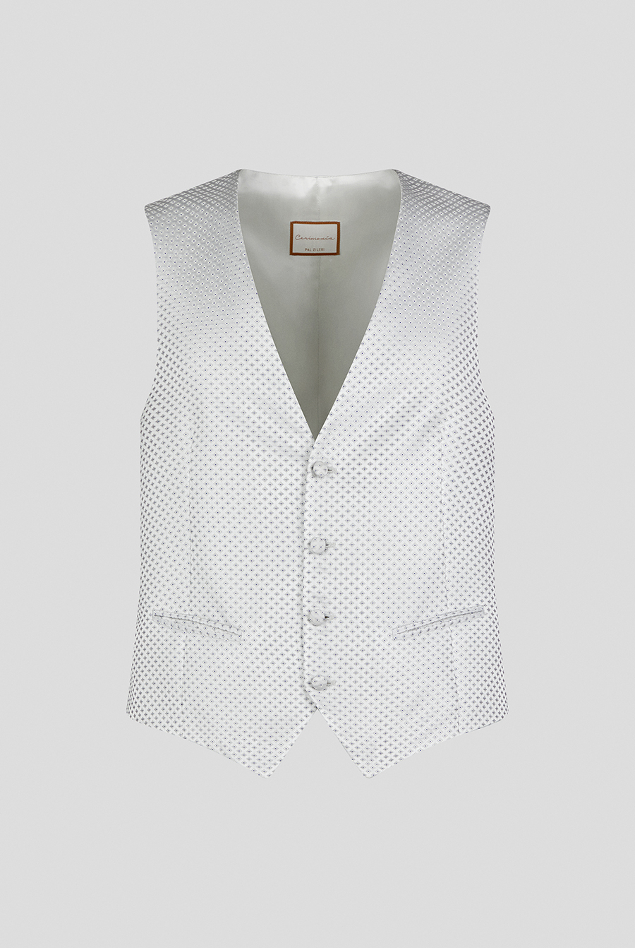 Gilet in satin della linea Cerimonia con allacciatura a quattro bottoni | Pal Zileri